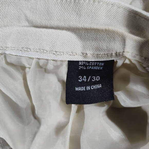 Spark Ivory Men's Stretch Skinny Jeans Premium Denim Studio Collection 34/30 - Picture 7 of 9